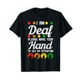 thumbnail image 1 of Deaf Awareness Hearing Aid Implant ASL Wave Your Hand T-Shirt, 1 of 5