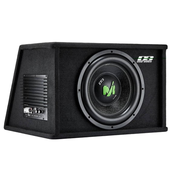 Deaf Bonce ML12A 12" 1000W Max 4-Ohm Loaded Subwoofer Enclosure w/ Amplifier