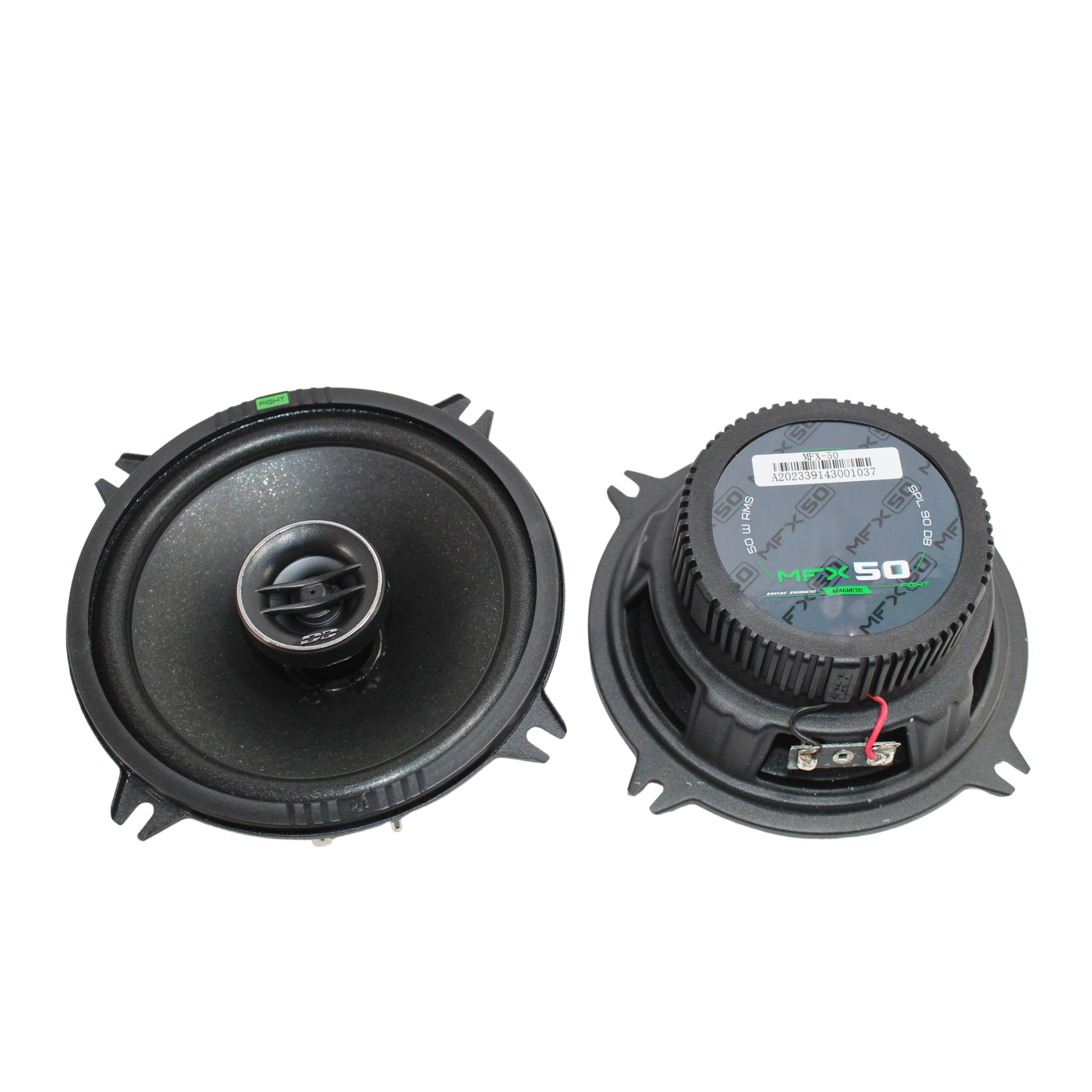 5.2" 50W RMS 4 Ohm Coaxial Speakers Deaf Bonce Machete FIGHT Series MFX-50