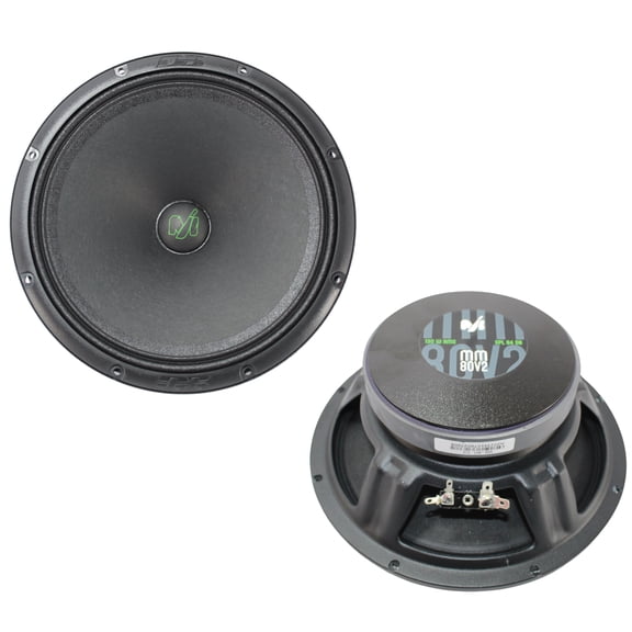 Deaf Bonce Pair of 8" 260 Watts Max 4 Ohm Midrange Loud Speakers MM-80-V2