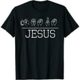 Deaf Christian Faith Name of Jesus ASL Sign Language Shirt TShirt