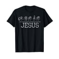 thumbnail image 1 of Deaf Christian Faith Name of Jesus ASL Sign Language Shirt T-Shirt, 1 of 5