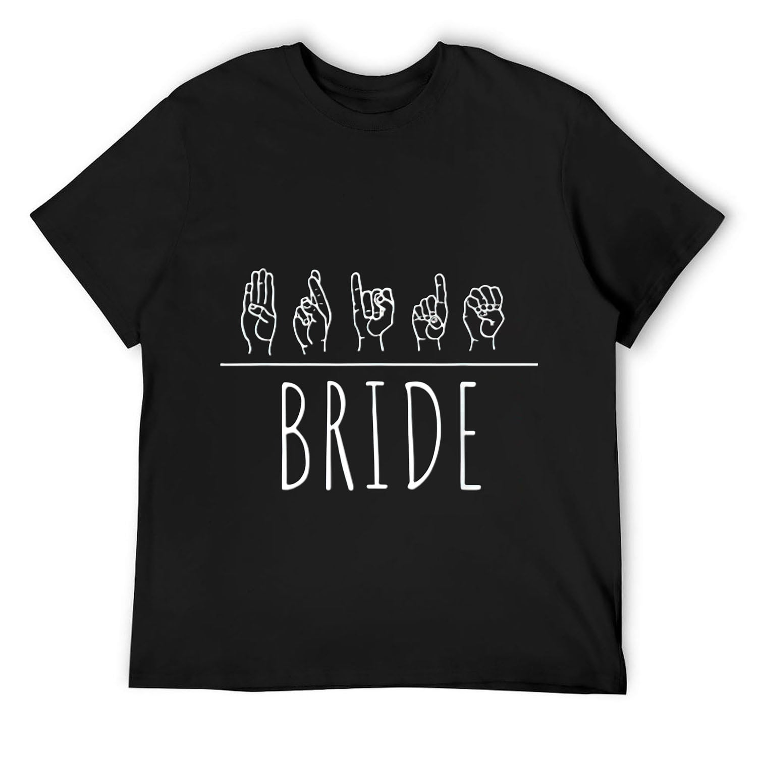 Deaf Pride Bride Bridal ASL Sign Language Wedding T-Shirt - Walmart.com
