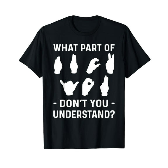 Deafness Awareness. ASL Awareness T-Shirt