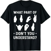 Deafness Awareness. ASL Awareness T-Shirt