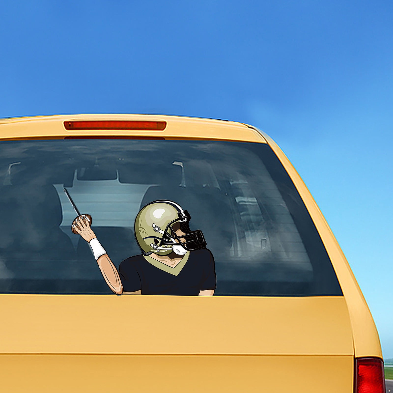 Deagia Car Multifunction Fan Clearance Football Quarterback Wiper