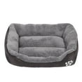 thumbnail image 1 of Deagia Dog Bed for Large Medium Small Dogs/Cats, Rectangle Washable Soft Calming Sleeping Pet, Soft Calming Sleeping Warming Pet Bed Home for Pet, Coffee M, 1 of 5