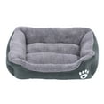 thumbnail image 1 of Deagia Dog Bed for Large Medium Small Dogs/Puppy, Rectangle Washable Soft Calming Sleeping Pet, Soft Calming Sleeping Warming Pet Bed Home for Pet, Army Green M, 1 of 5
