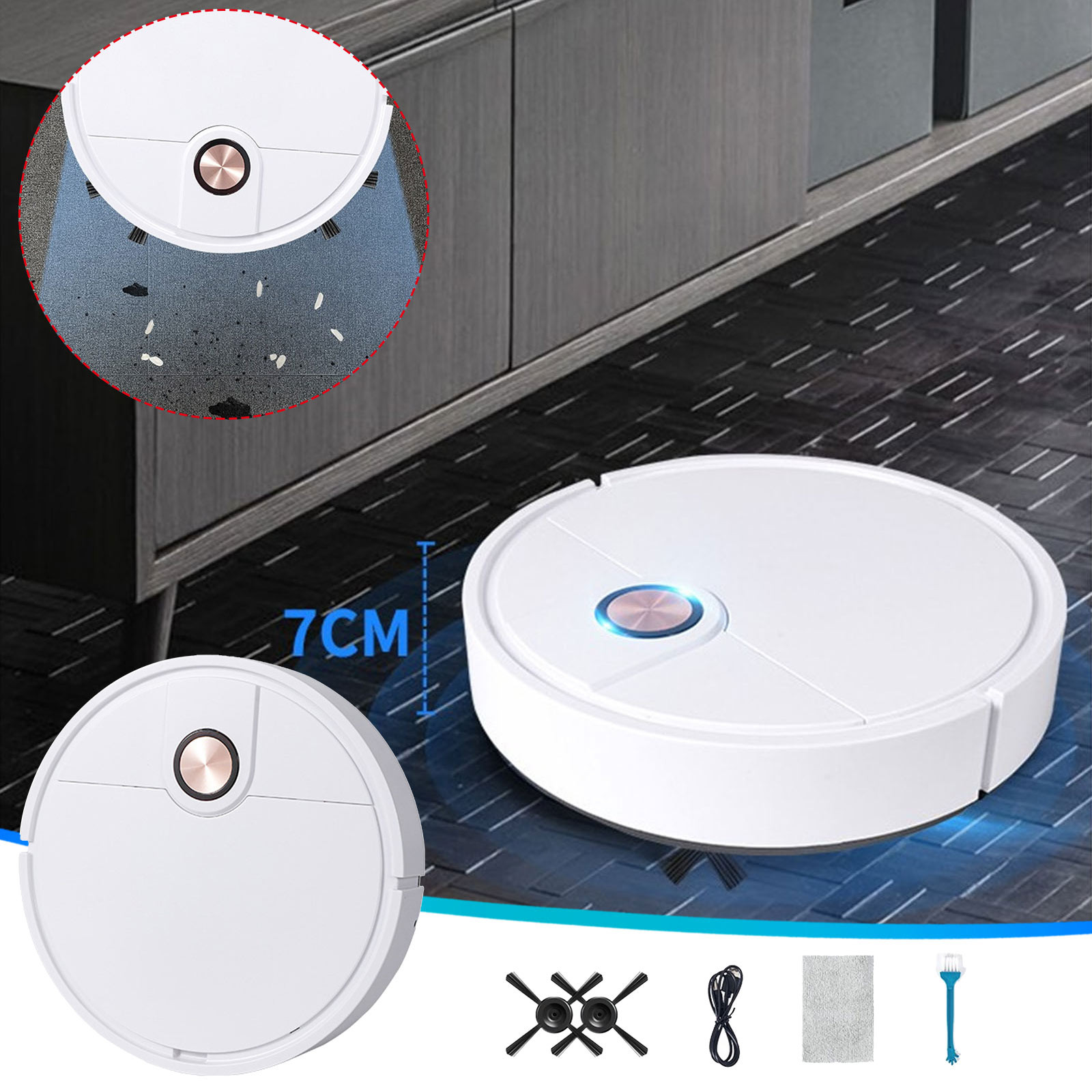 Deagia Kitchen Small Appliances Clearance Home Intelligent Sweeping