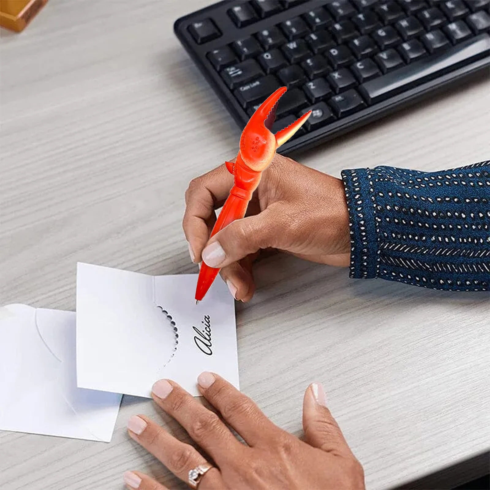 Deagia Office Organizer Clearance Crab Claw Pen Lobster Claw Pen