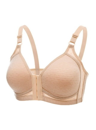 EHQJNJ Bralettes for Women Padded Front Button Lifting Bra Apricot  Strapless Backless Sticky Push up Bras for Women No Underwire Bras for  Women Full