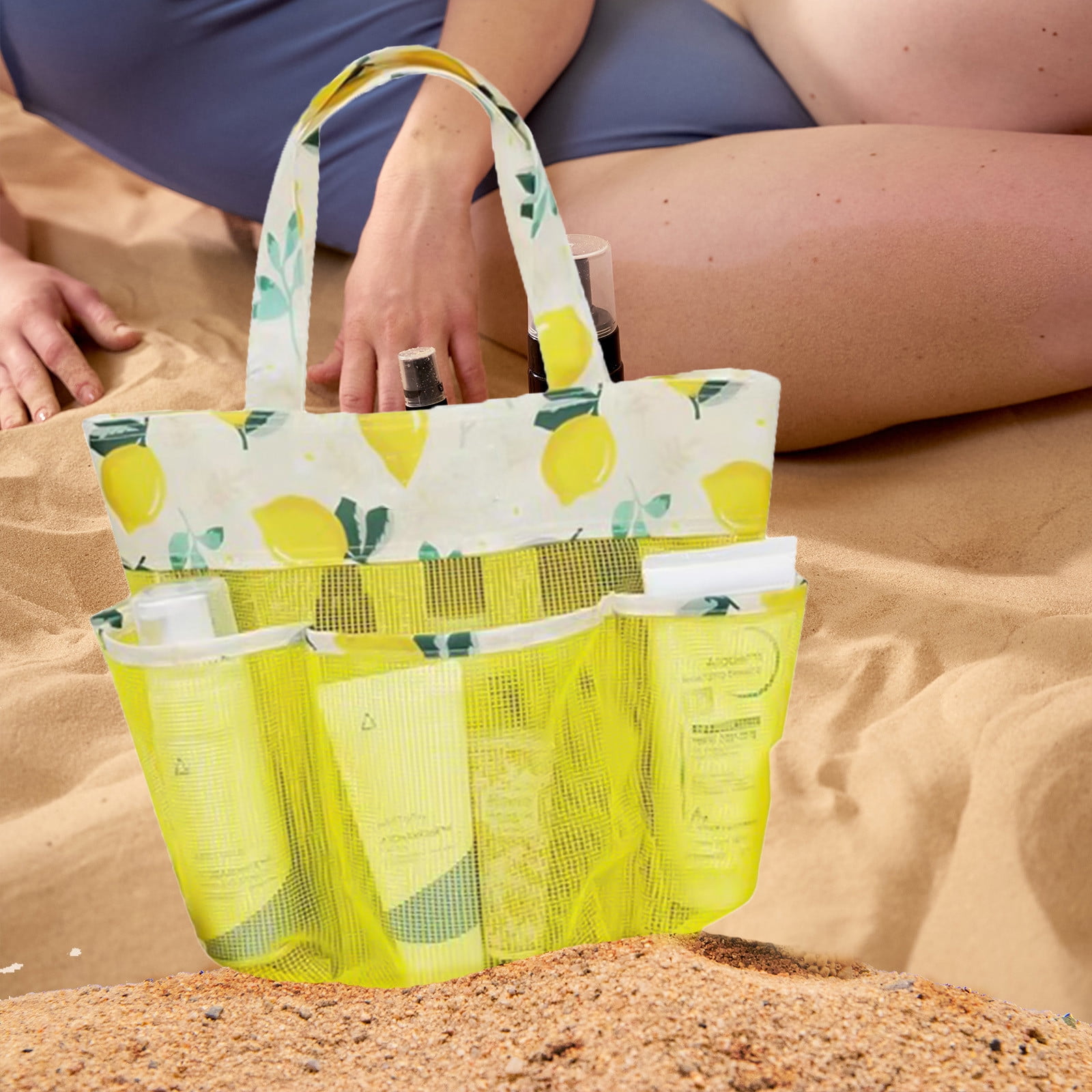 Deagia Swimming Peripherals Clearance Beach Bags, Sandproof, Mesh Beach