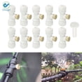 thumbnail image 1 of Deago 10pcs Misting Nozzles Kit 1/4'' Slip-Lock Brass Mister Nozzles 0.4mm 10/24 UNC Patio Cooling System Irrigation Accessories Set, 1 of 10