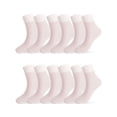thumbnail image 1 of Deago 12 Pairs Women's Sheer Ruffle Socks Nude Stocking Summer Ultra Thin Cool See Through Silk Ankle Socks for Women, 1 of 8