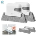 thumbnail image 1 of Deago 2 PCS Window Groove Cleaning Brush, Hand-held Crevice Cleaner Tools, Magic Window Cleaning Brush with Replacement Pads, Quickly Clean All Window Slides and Gaps, 1 of 9