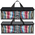 thumbnail image 1 of Deago 2 Pack Hat Storage Bag for Baseball Cap Organizer Clear Hat Case with Carrying Handles and Zippered Dust Proof Hat Holder (Black+Gray), 1 of 8