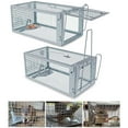 thumbnail image 1 of Deago 2 Pack Humane Rat Trap Mouse Traps Cage for Indoor or Outdoor, Small Rodent Chipmunk Squirrel Trap Live Animal Cage Catch and Release, 1 of 7