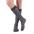 thumbnail image 1 of Deago 2 Pairs Men's Ultra Thin Sheer Dress Socks Soft Nylon Summer Silky Business Socks Breathable Work Trouser Sox Mid Calf, Gray, 1 of 8