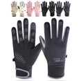 thumbnail image 1 of Deago 2 Pairs Winter Gloves for Men Women Touch Screen Texting Warm Gloves Water Resistant Windproof Thermal for Running Cycling Driving Hiking, 1 of 9