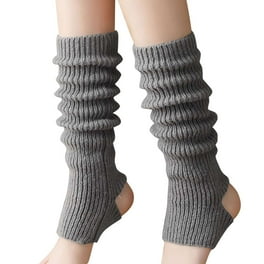 Women Striped Knitted Leg Warmers Winter Footless ... U2013 Vicedeal