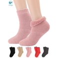 thumbnail image 1 of Deago 2 Pairs Womens Super Thick Wool Socks - Soft Warm Comfort Casual Crew Winter Socks Christmas Gift (Pink), 1 of 10