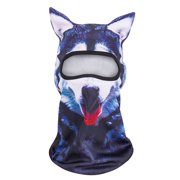 Deago 3D Stand Ears Animal Cat Balaclava Face Mask for Music Festivals, Raves, Ski, Halloween, Party Outdoor Activities