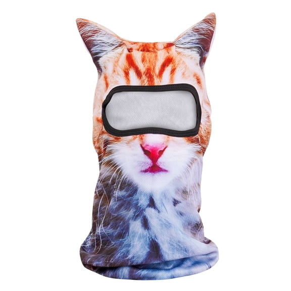 Deago 3D Stand Ears Animal Cat Balaclava Face Mask for Music Festivals, Raves, Ski, Halloween, Party Outdoor Activities