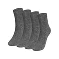 thumbnail image 1 of Deago 4 Pairs Mens Athletic Crew Socks Breathable Cotton Soft Casual Thin Socks for Work,Sport & Everyday Wear (Dark Gray), 1 of 6