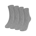 thumbnail image 1 of Deago 4 Pairs Mens Athletic Crew Socks Breathable Cotton Soft Casual Thin Socks for Work,Sport & Everyday Wear (Light Gray), 1 of 7