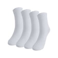 thumbnail image 1 of Deago 4 Pairs Mens Athletic Crew Socks Breathable Cotton Soft Casual Thin Socks for Work,Sport & Everyday Wear (White), 1 of 5