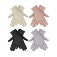 thumbnail image 1 of Deago 4 Pairs Women Sun Protective Gloves UV Protection Summer Sunblock Gloves Touchscreen Gloves for Driving Riding (Multi-Color), 1 of 9