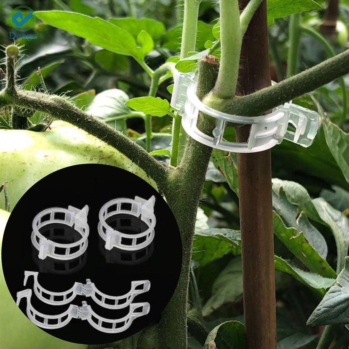 Lot De 100 Clips De Fixation De Jardin à Installation Rapide