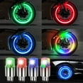 thumbnail image 1 of Deago 8Pcs LED Wheels Tire Tyre Air Valve Stem Caps Neon Light Lamp Waterproof for Car Motorcycle Bike (Blue), 1 of 10