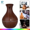 thumbnail image 1 of Deago Aromatherapy Essential Oil Moisture Diffuser Wood Grain Aroma Cool Mist Humidifier Whisper-Quiet For Baby Bedroom Home Office Yoga Spa, 1 of 8