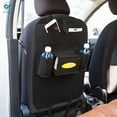 thumbnail image 1 of Deago Auto Car Backseat Organizer Waterproof and Durable Car Seat Back Organizer Kick Mats Muti-Pocket Travel Storage Bag Seat Protector (Black), 1 of 9