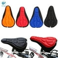 thumbnail image 1 of Deago Bike 3D Gel Saddle Seat Cover Bicycle Silicone Soft Comfort Pad Padded Cushion for Exercise Bike and Outdoor Bikes, 1 of 9