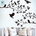 thumbnail image 1 of Deago Birds Tree Branches Wall Decal Stickers Vinyl Art Quote Removable Mural DIY for Bedroom Home Decor, 1 of 4