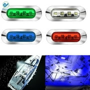 Deago Boat Navigation Lights, Stern Lights for Boats, Marine Led Courtesy Lights for Boat Lights Bow and Stern, Kayak Lights, DC 12V Green