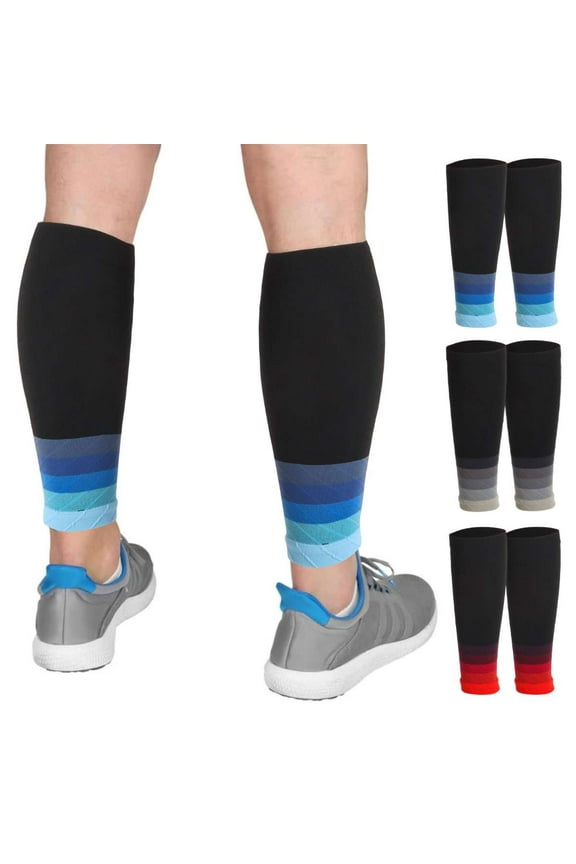 Calf Compression Sleeve for Men & Women Footless Compression Socks Support Runners Leg Sleeve Shin Splints Pain Relief