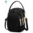 thumbnail image 1 of Deago Cell Phone Purse Small Crossbody Shoulder Bag Smartphone Wallet Phone Holder for Women (Black), 1 of 10