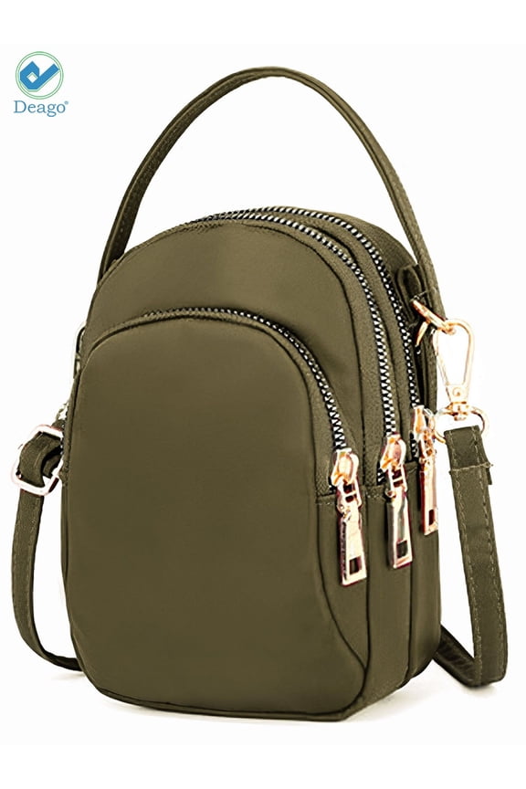 Cell Phone Purse Small Crossbody Shoulder Bag Smartphone Wallet Phone Holder for Women (Green)