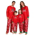 thumbnail image 1 of Deago Christmas Family Matching Pajamas Set Womens Mens Pjs Long Sleeve Holiday Xmas Jammies Sleepwear, 1 of 9