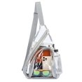 thumbnail image 1 of Deago Clear PVC Sling Bag Stadium Approved Clear Shoulder Crossbody Backpack for Hiking, Stadium or Concerts (Gray), 1 of 9