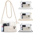 thumbnail image 1 of Deago Clear Purse for Women Stadium Approved Small Crossbody Bag with Zipper for Concerts Sports Events (Gold), 1 of 8
