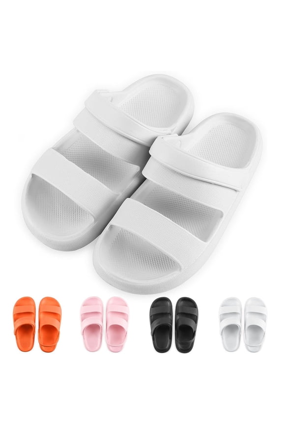 Clouds Slippers for Women Men Pillow Slippers Non-Slip Shower Slippers Bathroom Sandals Ultra Cushion Thick Sole