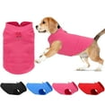 thumbnail image 1 of Deago Dog Fleece Vest Cold Weather Warm Pullover Sweater Soft Stretchy Puppy Turtleneck Coat Jacket Pet Winter Clothes for Small Medium Dogs Cats - Red, XL, 1 of 7