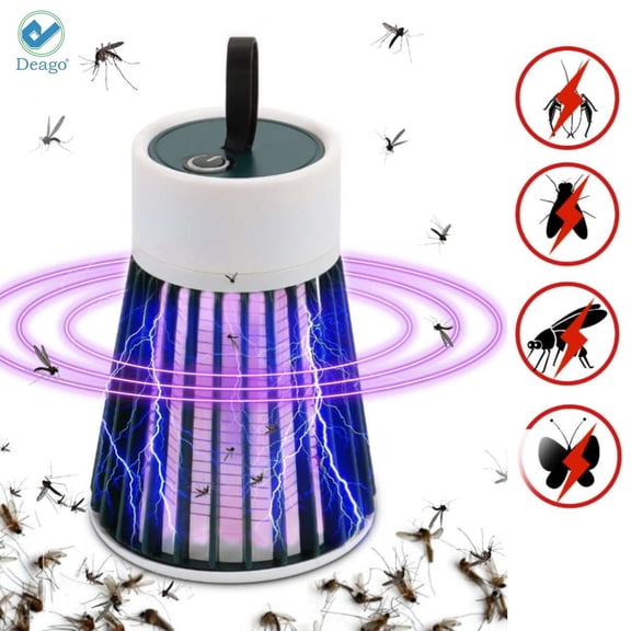 Deago Electric Mosquito Killer Lamp Indoor LED Light USB Fly Bug Zapper Trap Control for Mosquito Insect Pest