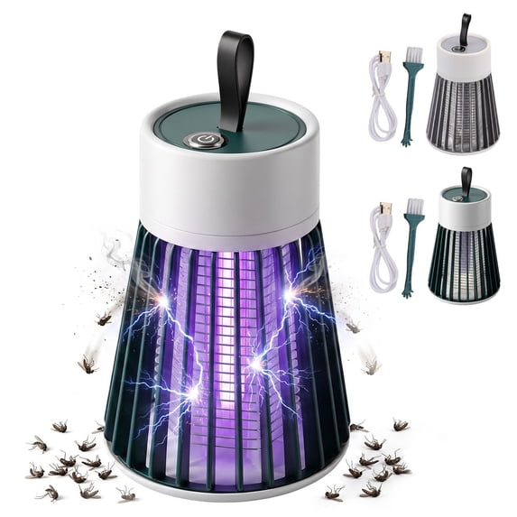 Deago Electric Mosquito Killer Lamp Indoor LED Light USB Fly Bug Zapper Trap Control for Mosquito Insect Pest