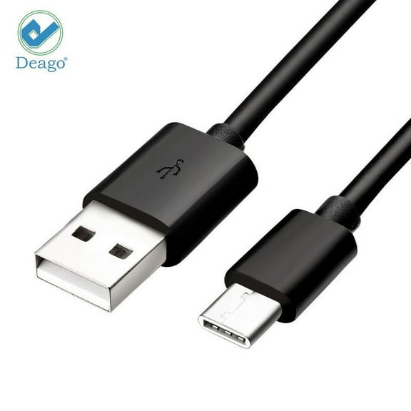 Deago Fast Charging Data Type C USB Cable Cord For Samsung S9 S9+ S8 S8+ Note 8 Note 9 / LG G7 G5 / Pixel (3ft, Black)