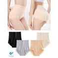 thumbnail image 1 of Deago Firm Briefs High Waist Compression Shaping Breathable Elastic Waistband Seamless Tummy Control Solid Print Shapewear Panty (Women's) 1 Pack, 1 of 6